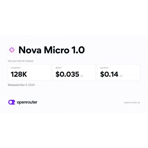 Nova Micro 1.0