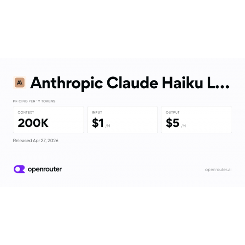 Anthropic Claude Haiku Latest