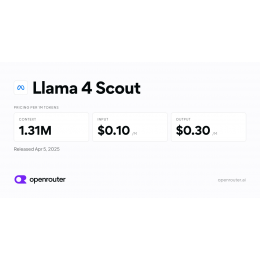 Llama 4 Scout