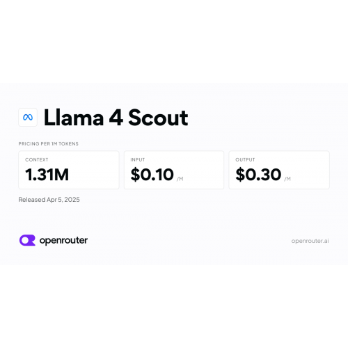 Llama 4 Scout