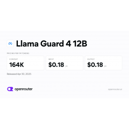 Llama Guard 4 12B