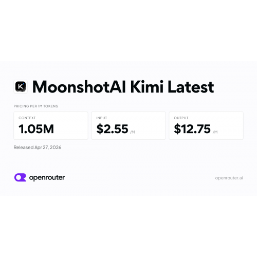 MoonshotAI Kimi Latest