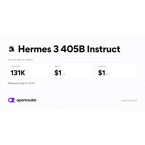 Hermes 3 405B Instruct