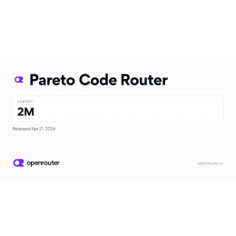 Pareto Code Router