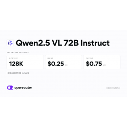 Qwen2.5 VL 72B Instruct
