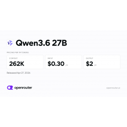 Qwen3.6 27B