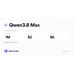 Qwen3.8 Max