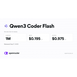Qwen3 Coder Flash