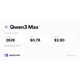 Qwen3 Max