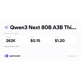 Qwen3 Next 80B A3B Thinking