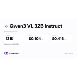Qwen3 VL 32B Instruct